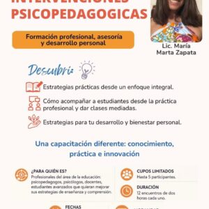 Programa de Capacitación en Intervenciones Psicopedagógicas